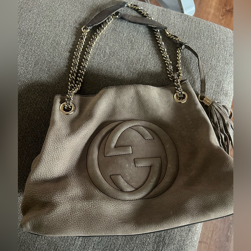 Gucci Soho Chain Leather tote